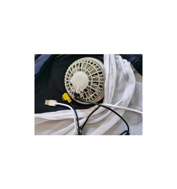 سترة عمل Senjoy المكيفة، صيف حار مع مراوح تبريد